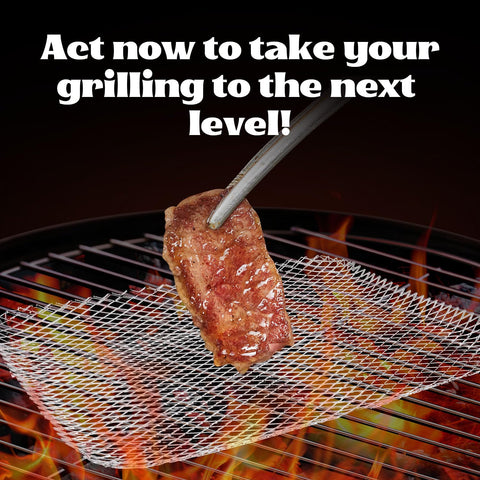 PRC STANDARD grill mat being discarded after use for quick, mess-free cleanup.