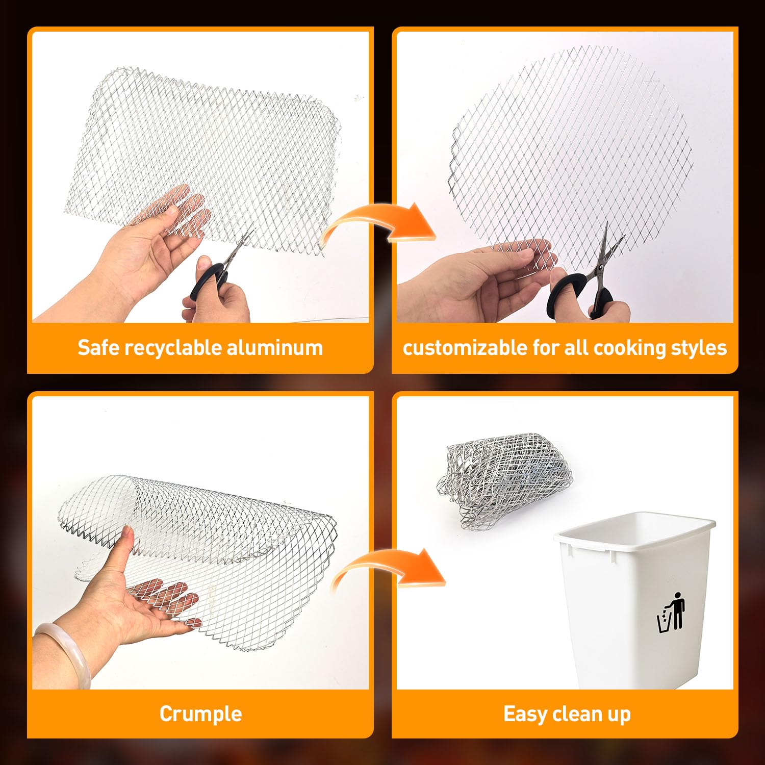 PRC STANDARD outdoor grilling accessory keeps meals tidy during barbecues