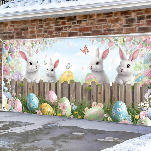 Preboun Easter decor banner ideal for parties and home backdrop