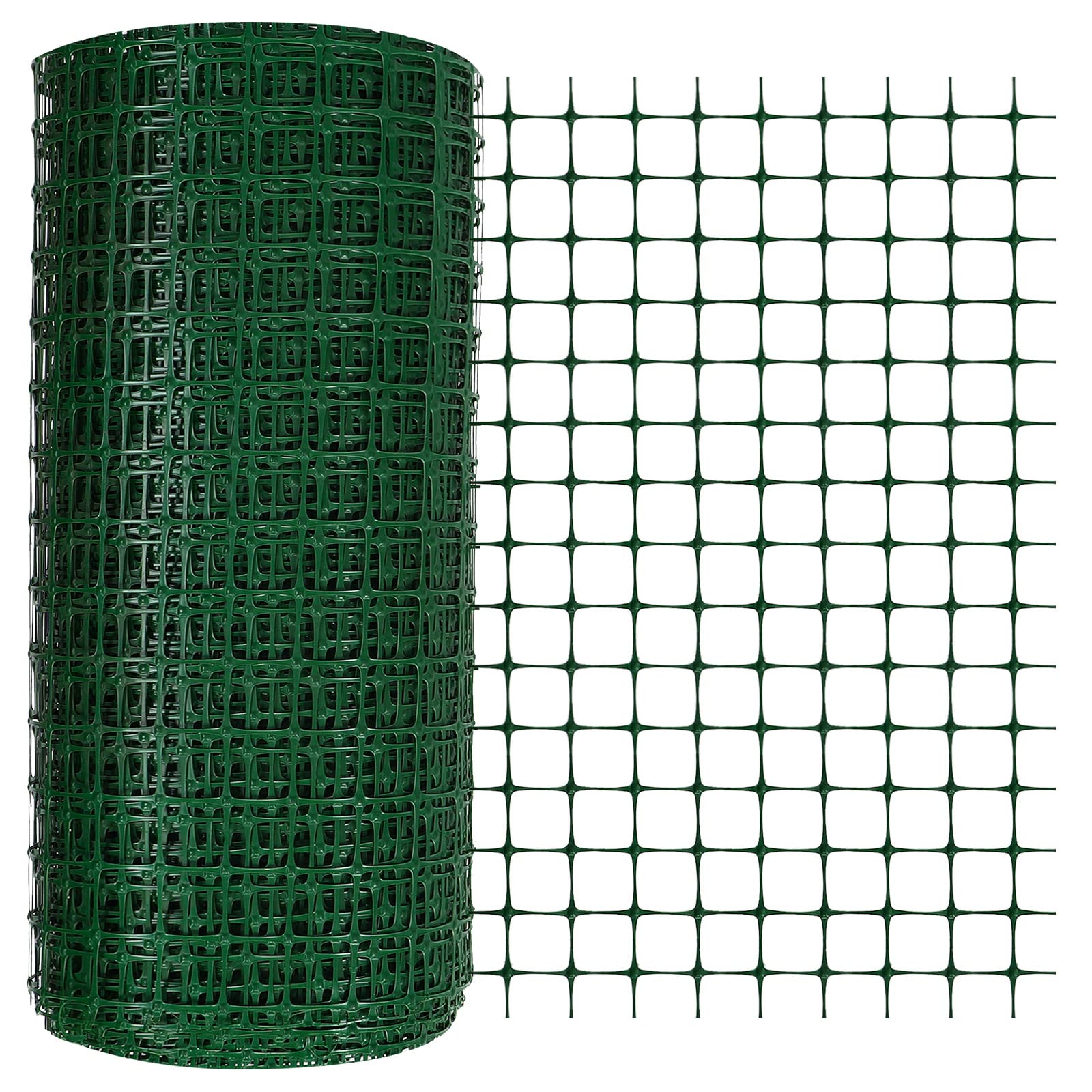 Preboun green plastic mesh fence roll provides versatile temporary outdoor barriers.