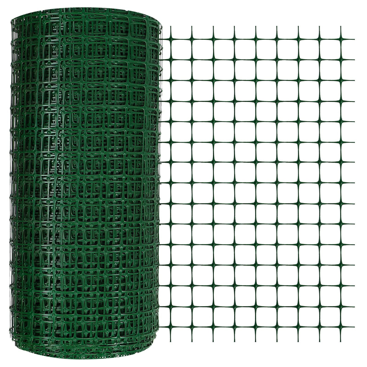 Preboun green plastic mesh fence roll provides versatile temporary outdoor barriers.