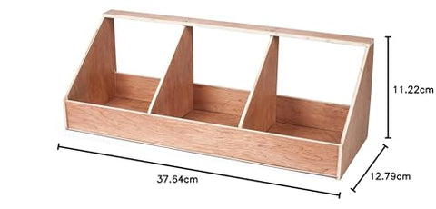 Precision Pet triple nesting box brown packaging with dimensions for setup planning