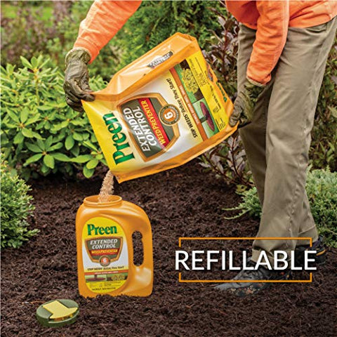 Preen Extended Control around perennial bed supports easier maintenance