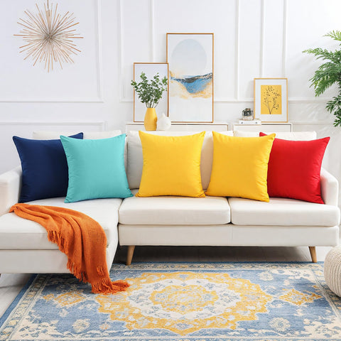 Premillow sunlit patio scene featuring yellow cushion for inviting lounging.