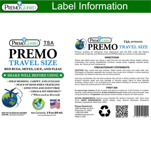 Premo Guard child and pet-safe spray for sheets