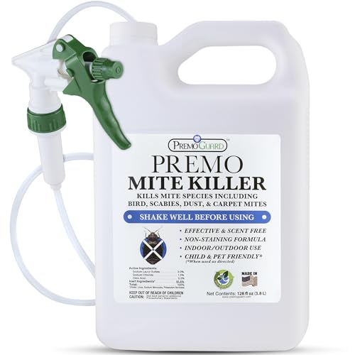 Premo Guard mist on fabric surfaces for mattress and couch care.