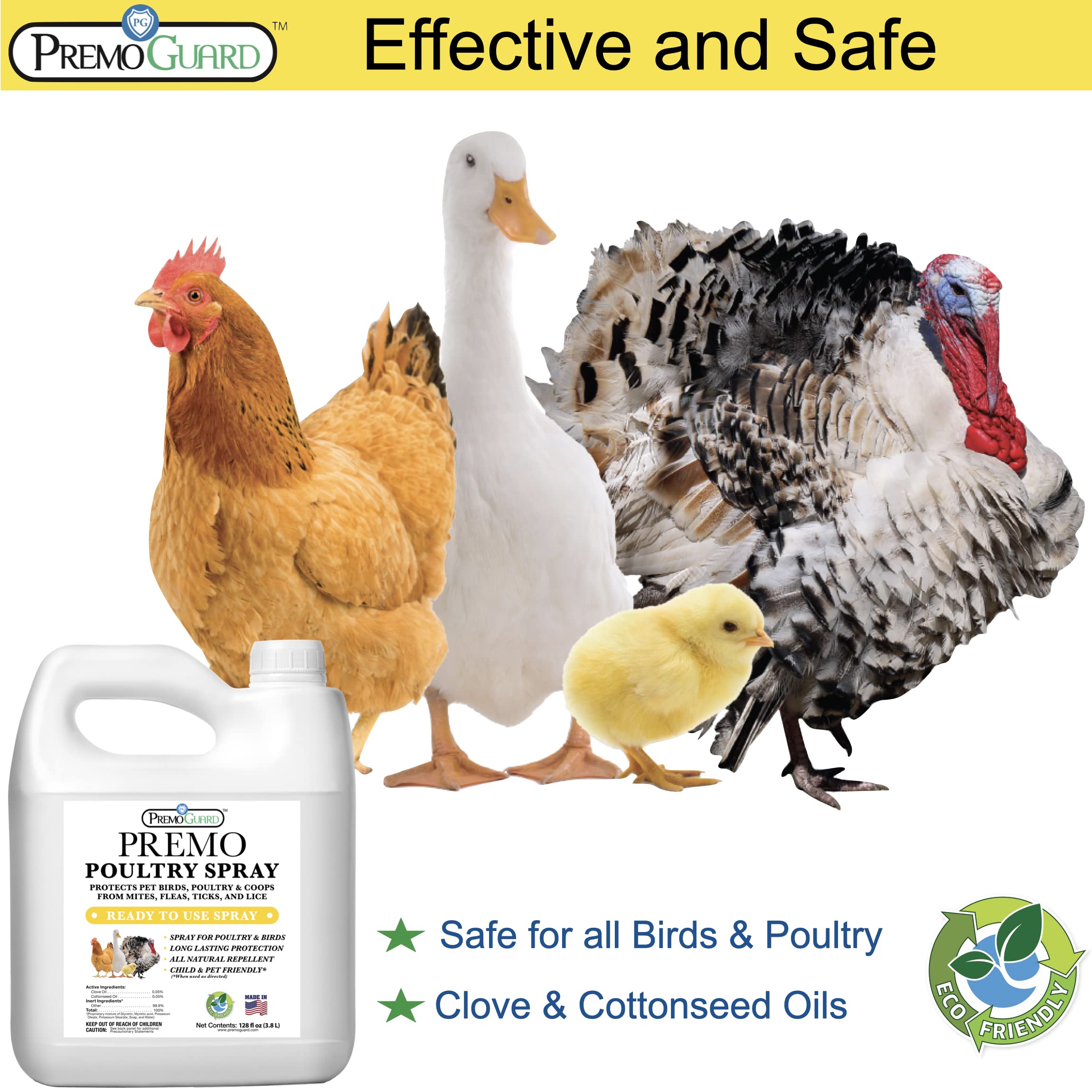 Premo Guard natural oils blend for safe plant-based pest control
