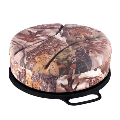 Presentastic bucket seat with 5gal lid front view for stable seating