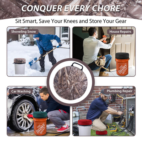 Presentastic lid-seat combo fits standard 5-gallon buckets for versatile use.