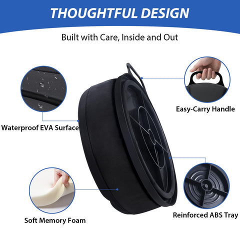 Presentastic silent operation swivel minimizes noise during outdoor activities