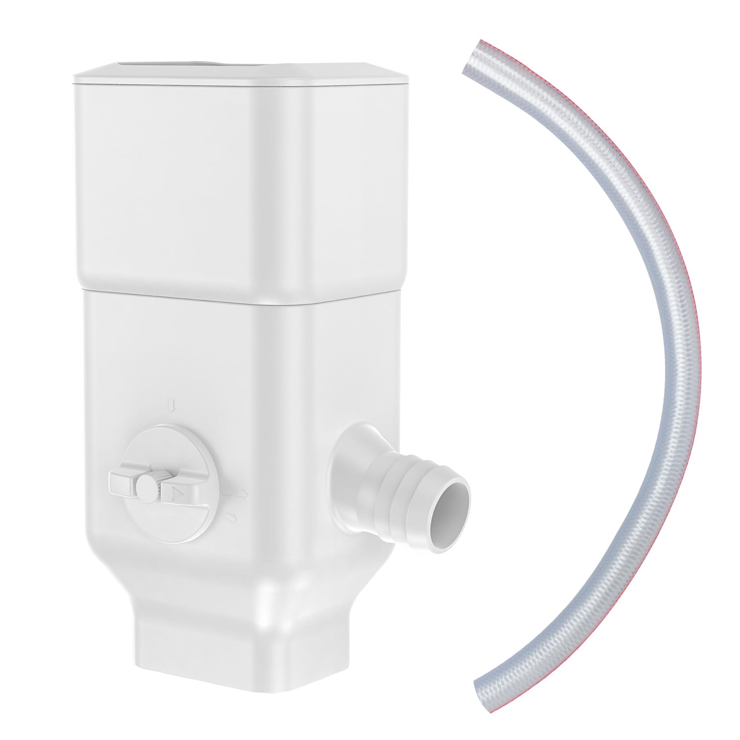 Prestantious downspout diverter installation demonstrates efficient rainwater capture for gardens.