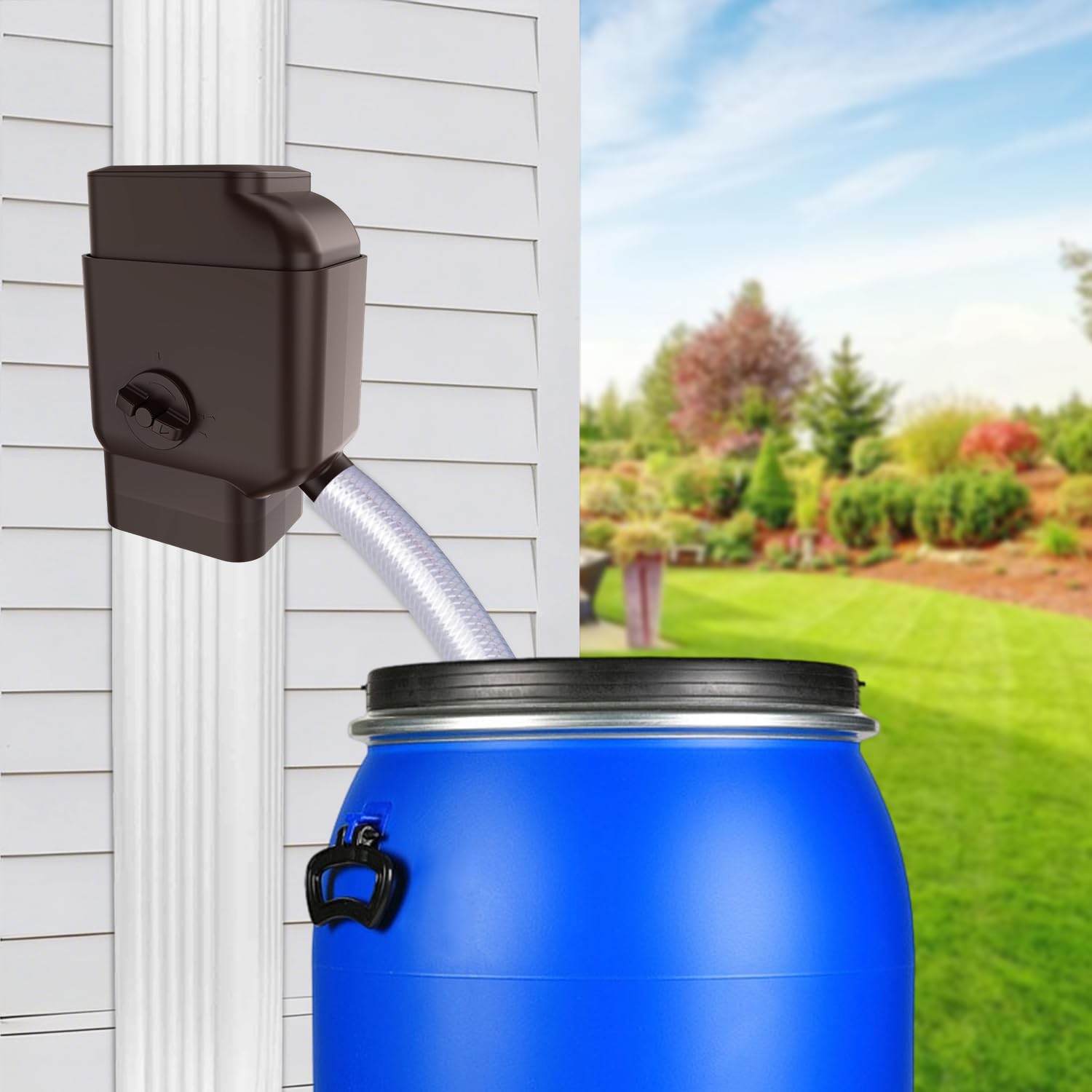 Prestantious diverter with reversible spout for left or right installation
