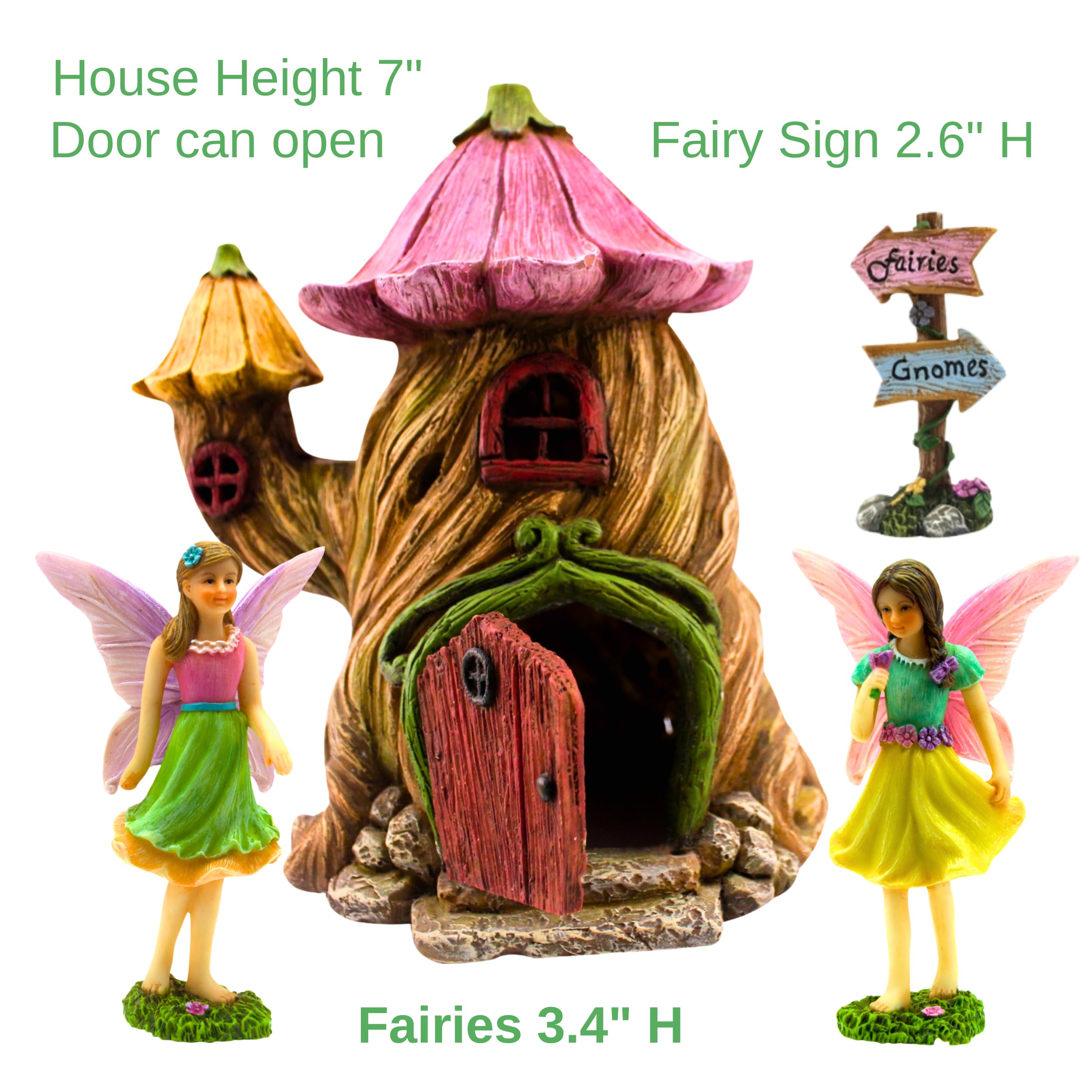 PRETMANNS Fairy Garden Outdoor-Use design suits patios, balconies, and gardens.