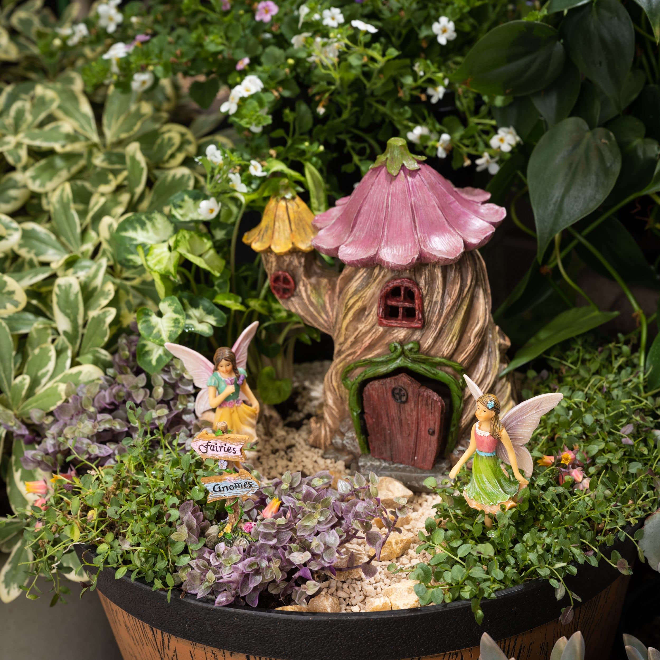 PRETMANNS Fairy Garden succulents integration adds natural charm.