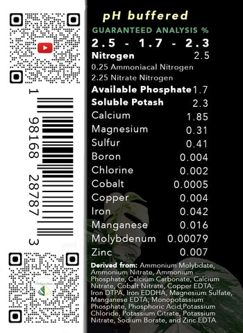 Leaf LUX bottle with concentrated formula ready to dilute for feeding
