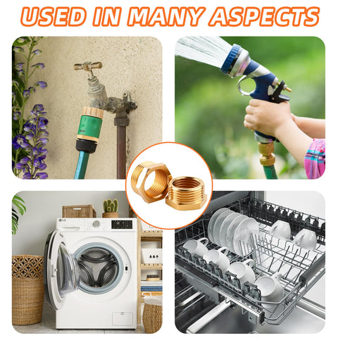 Pretwad dishwasher and washing machine hose link supports easy household repairs.