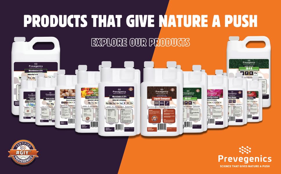 Prevegenics MicroGenics 0.75% foliar application scene on leaves
