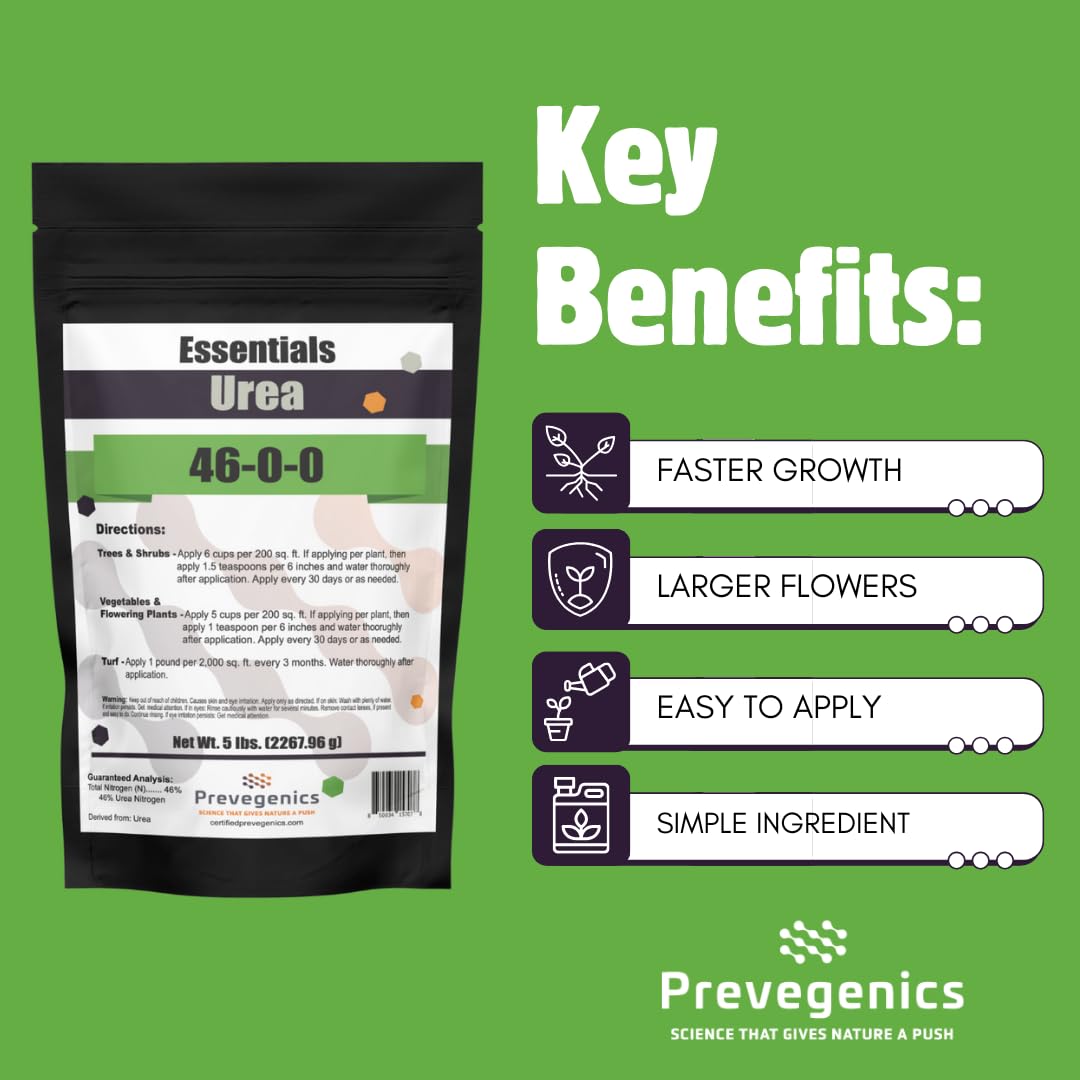 Prevegenics Urea 46-0-0 spray-application on a tree for even nutrient delivery.