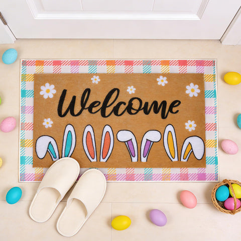 Prewplam Easter Bunny Ears Design adds festive charm at the doorway.