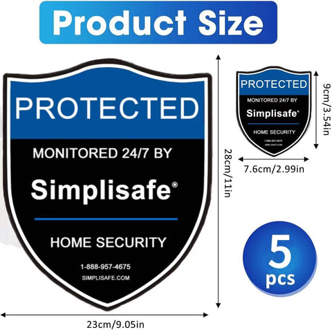 PreZiouz aluminum 9x11 sign with reflective coating improves night readability