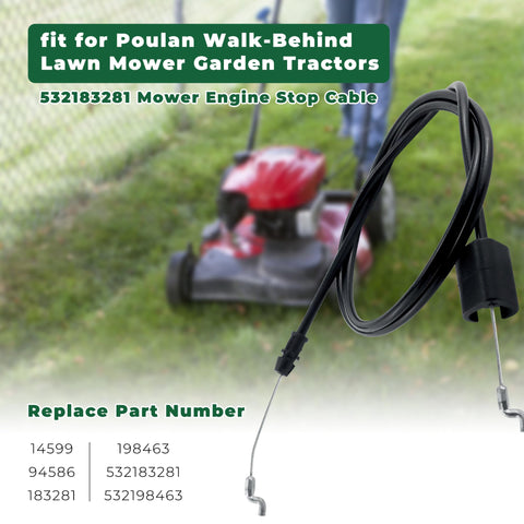 Prime Swift 183281 fits Craftsman 917-series mowers for reliable control.