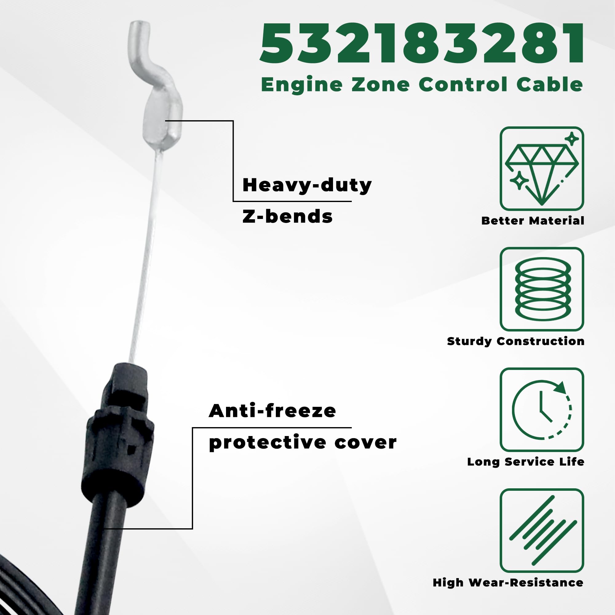 Prime Swift 183281 compatible with Poulan mowers for consistent performance.