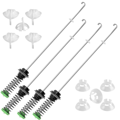 Prime Swift washer suspension rod kit for Maytag Bravos stabilizes loads and quiets cycles.