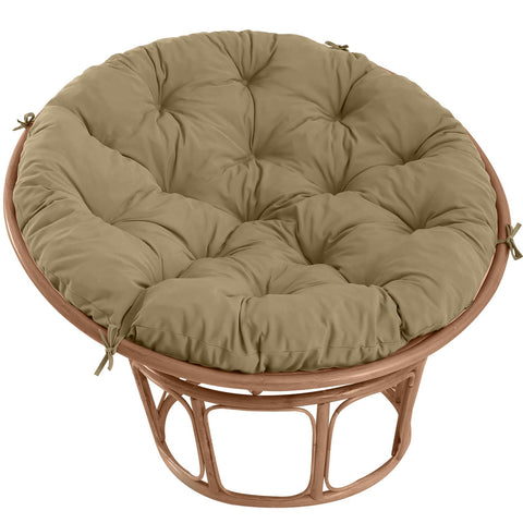PrimePATIO papasan chair cushion outdoor 45in antique beige for comfortable outdoor lounging