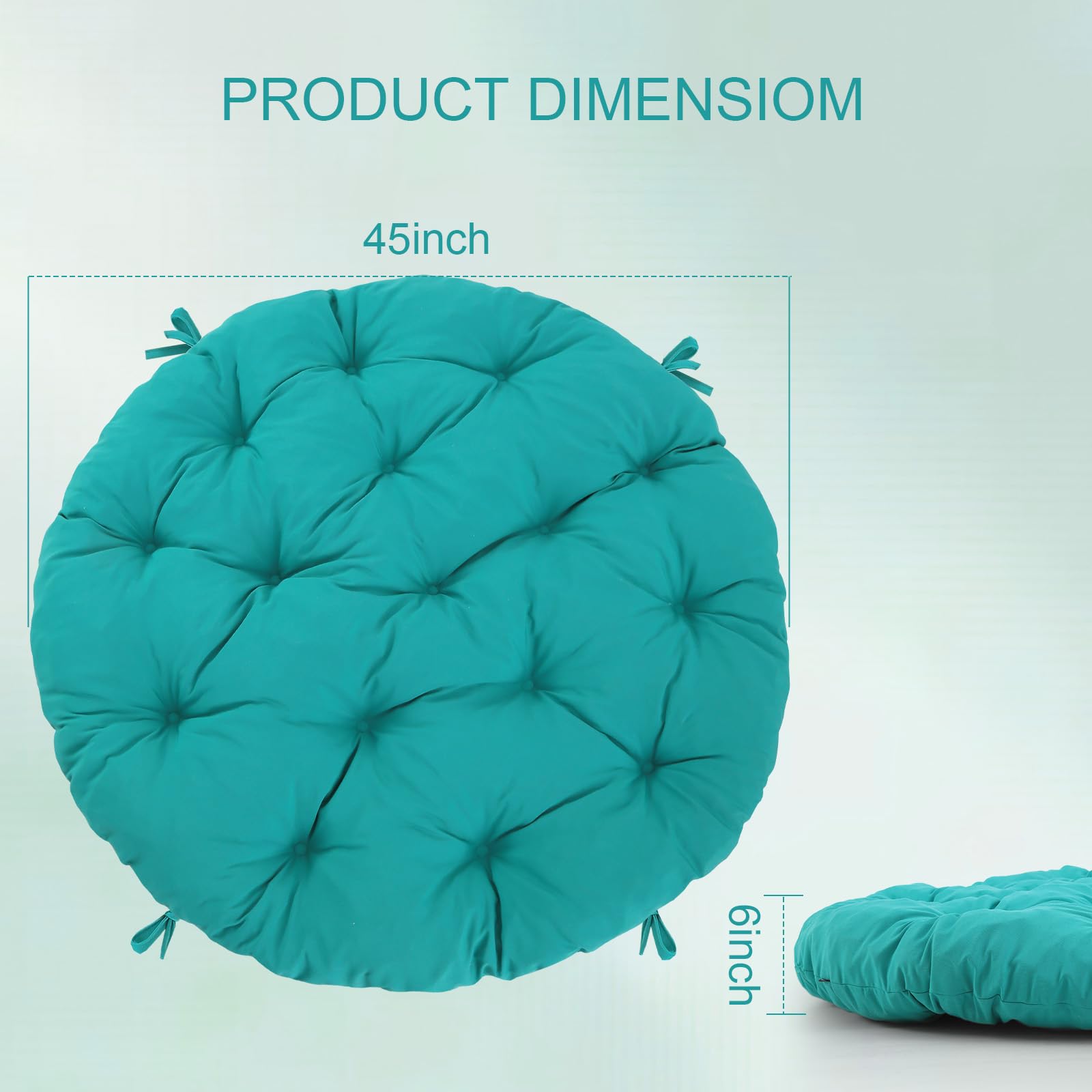 PrimePATIO Papasan cushion durable seat pad for patios