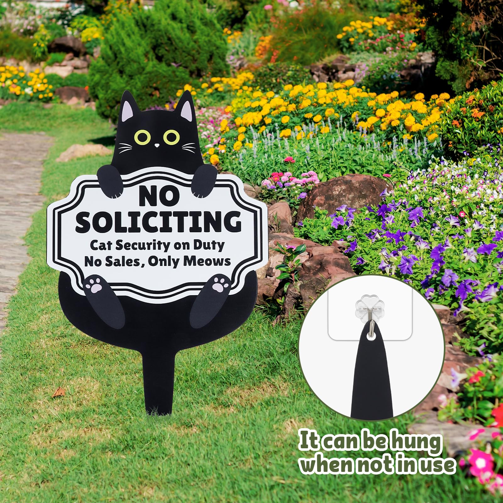 Primo Lines Outdoor sign stake installation for hassle-free setup.