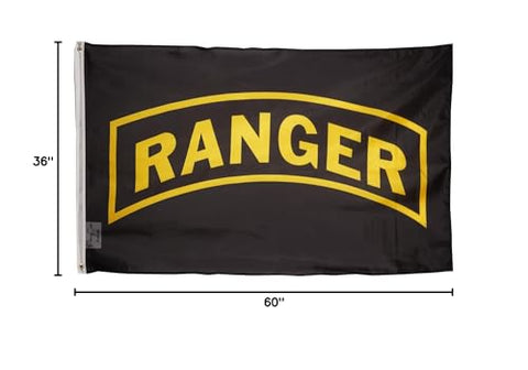 PringCor Ranger flag with metal grommets for easy mounting on a flagpole