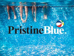 Pristine Blue environmentally friendly packaging highlights eco-conscious pool care