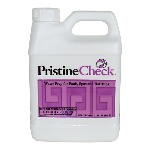 Pristine Blue Pristine Check bottle for calcium control in pools and spas