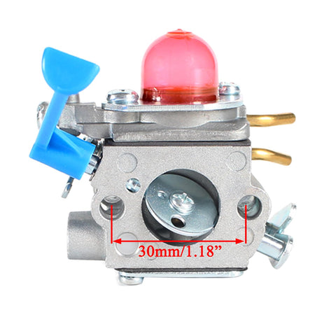 Pro Chaser 128LD carburetor back view enabling easy inspection and maintenance.