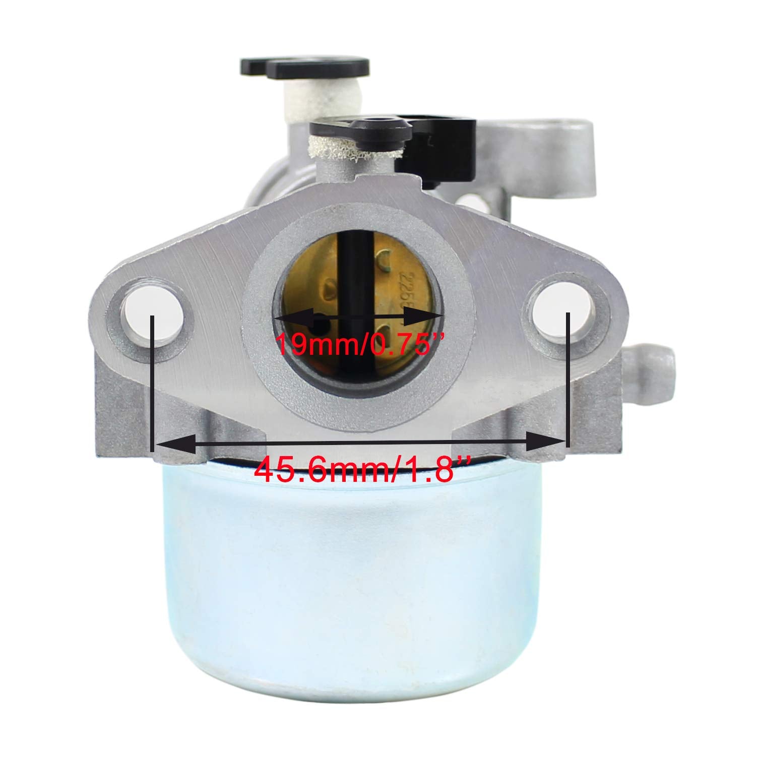 Pro Chaser carburetor with air filter and spark plug pack ready