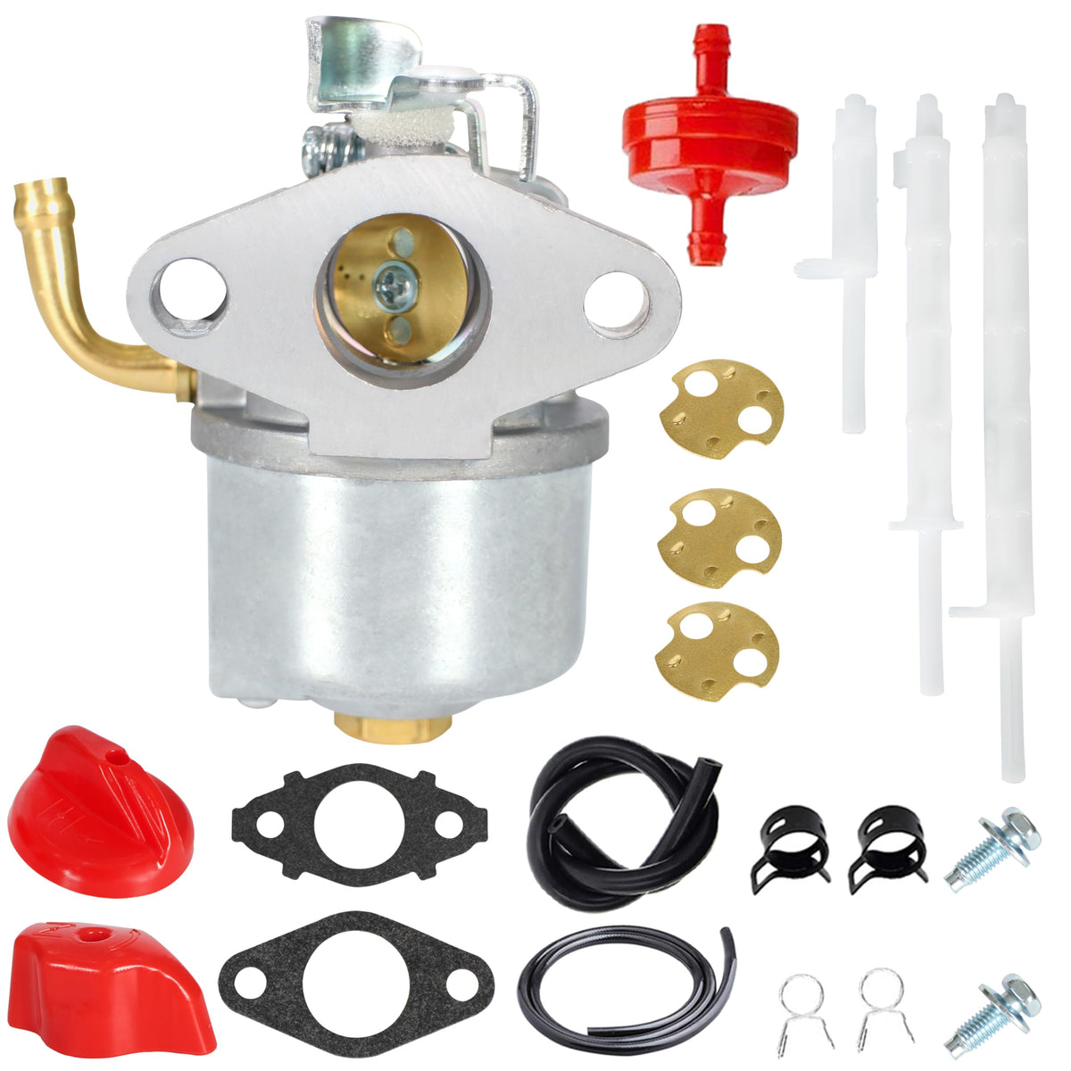Pro Chaser carburetor close-up shows precise fit and solid build for reliable snow blower performance.
