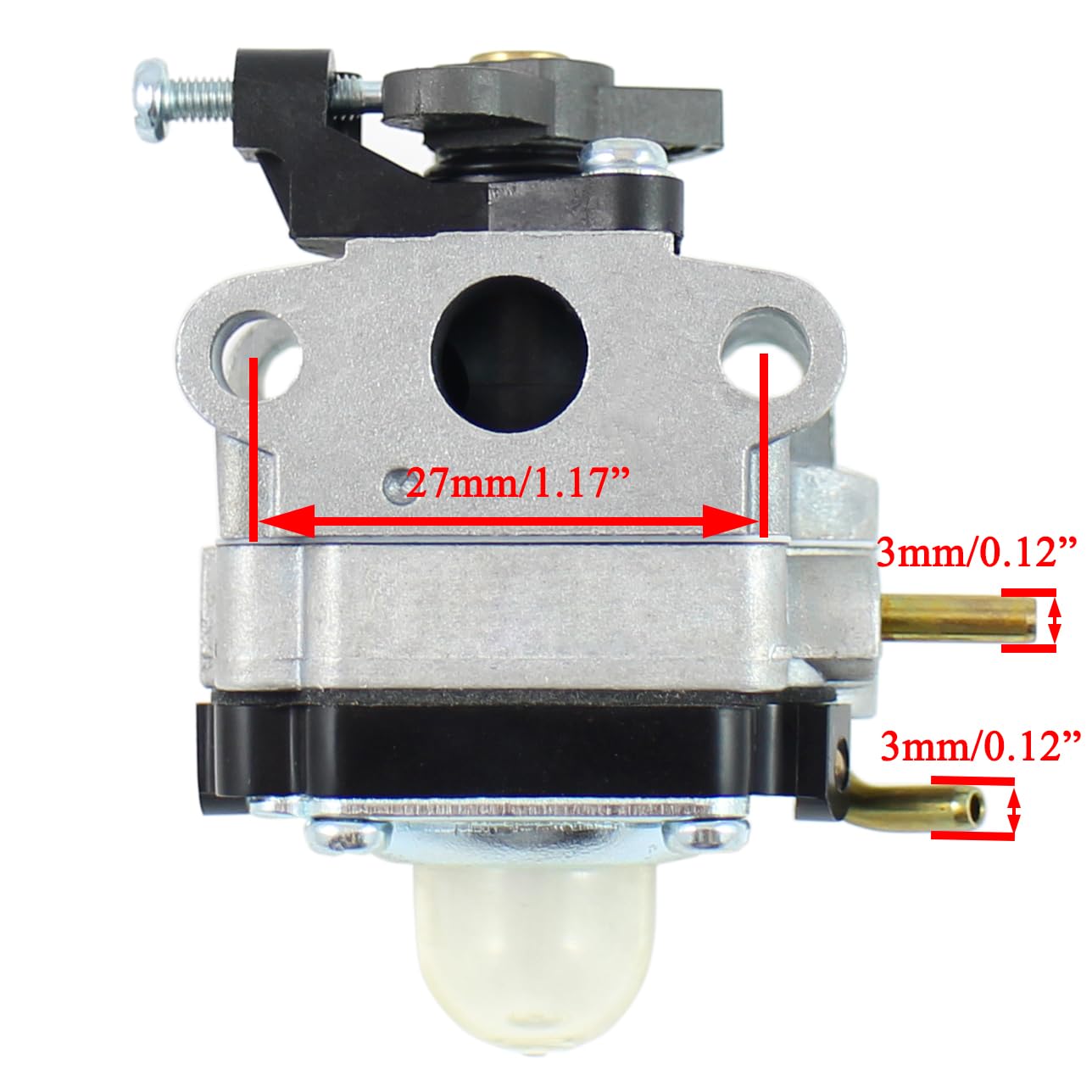 Pro Chaser carburetor kit with gasket and filters, ready-to-install components