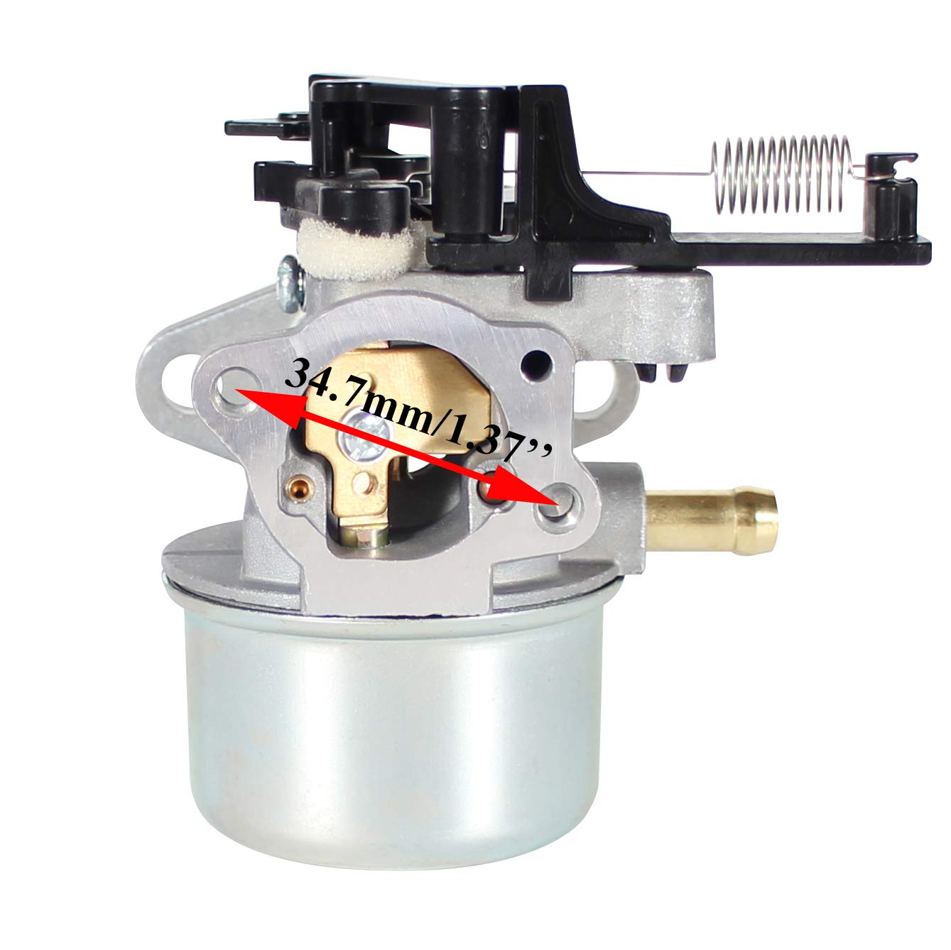 Pro Chaser carburetor with shut-off valve ready for precise fuel control.