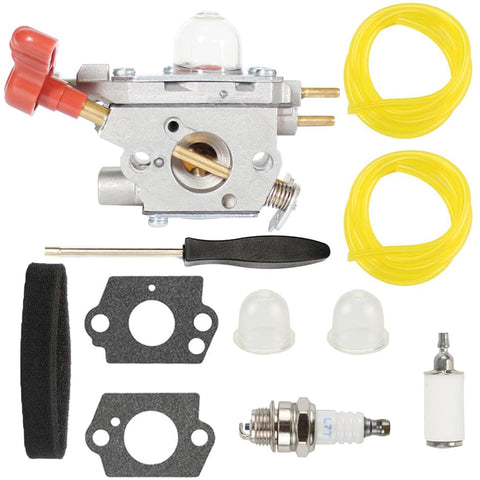 Pro Chaser TB35EC carburetor, front view, for Troy-Bilt compatibility and reliable startup potential.
