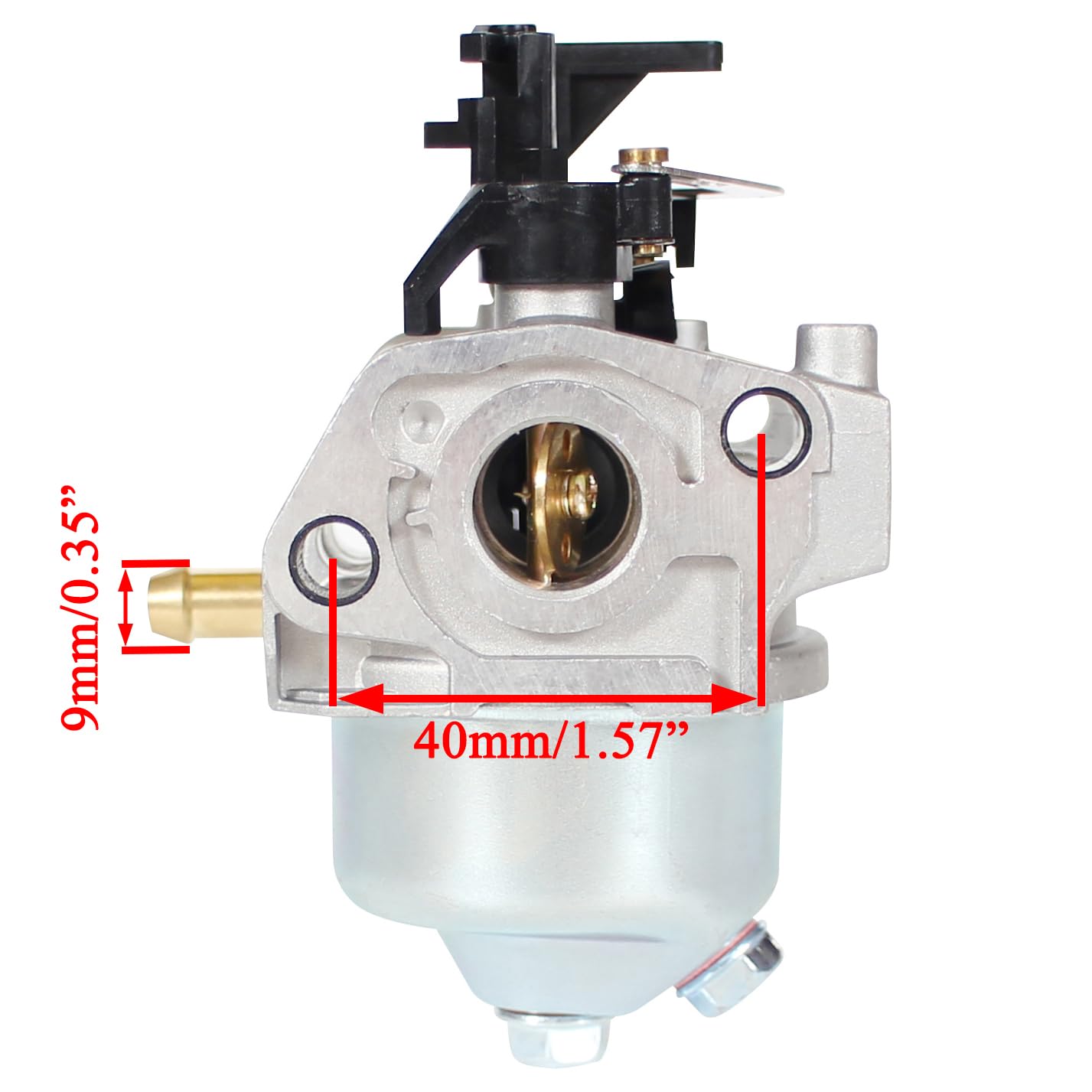 Pro Chaser XT675 carburetor top view displaying complete kit readiness for quick installation