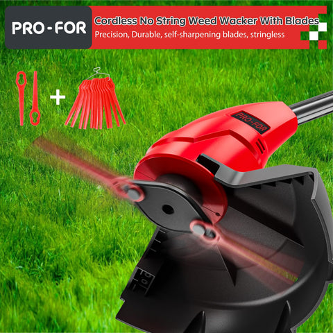 PRO-FOR 20V includes 12 extra blades for ongoing cuts.