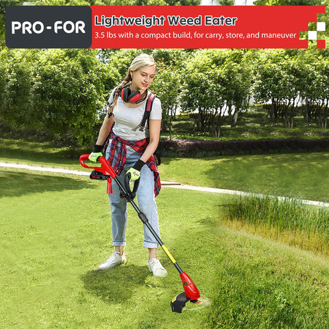 PRO-FOR 20V includes battery and charger for ready use.