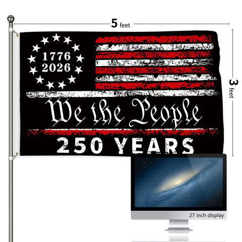 Probsin large 3x5 ft flag ideal for photo backdrops.