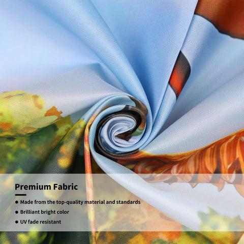 Probsin chicken flag 3x5ft double-sided printing shows bright colors from both sides.