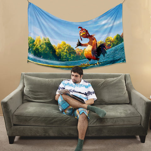 Probsin chicken flag 3x5ft large, durable backdrop for photos and gatherings.