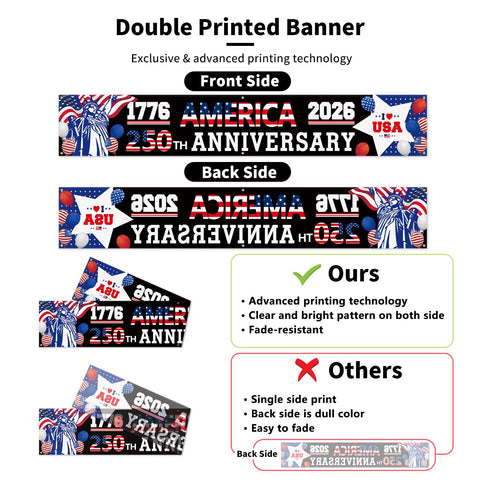 Bright print on Probsin banner enhances visibility from a distance.