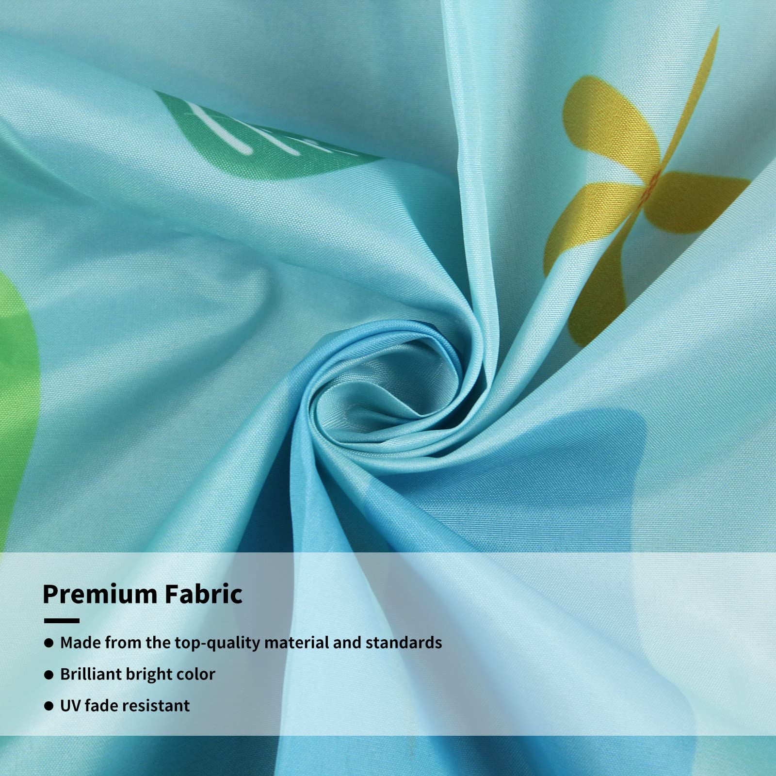 Probsin double-printed banner showing bunny eggs for vibrant party backdrop