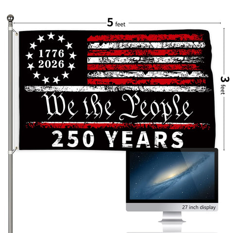 Photo backdrop option using the Probsin flag creates welcoming ambiance.
