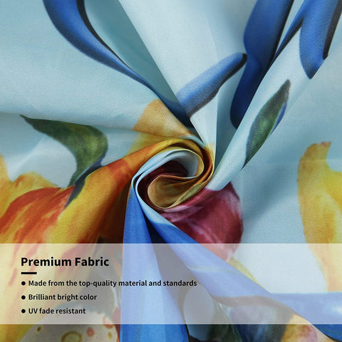 Probsin Easter flag brass grommets enable easy secure hanging anywhere
