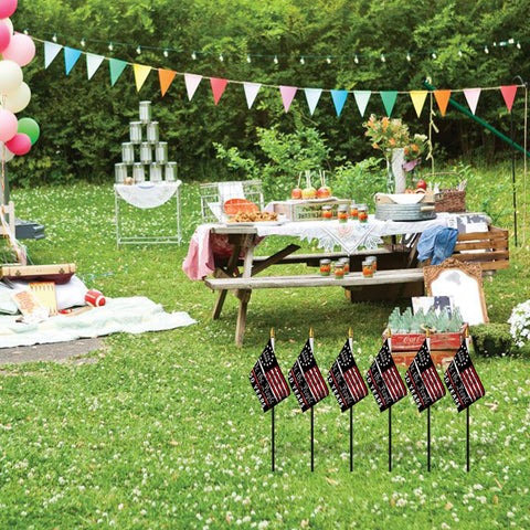 Probsin hand-held flags ideal for parades and welcoming guests